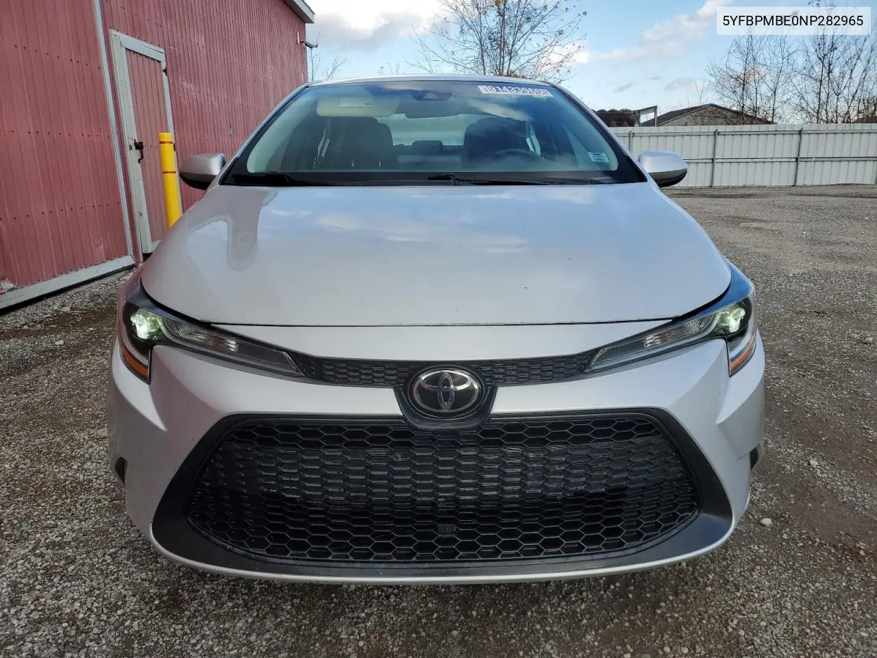 5YFBPMBE0NP282965 2022 Toyota Corolla Le