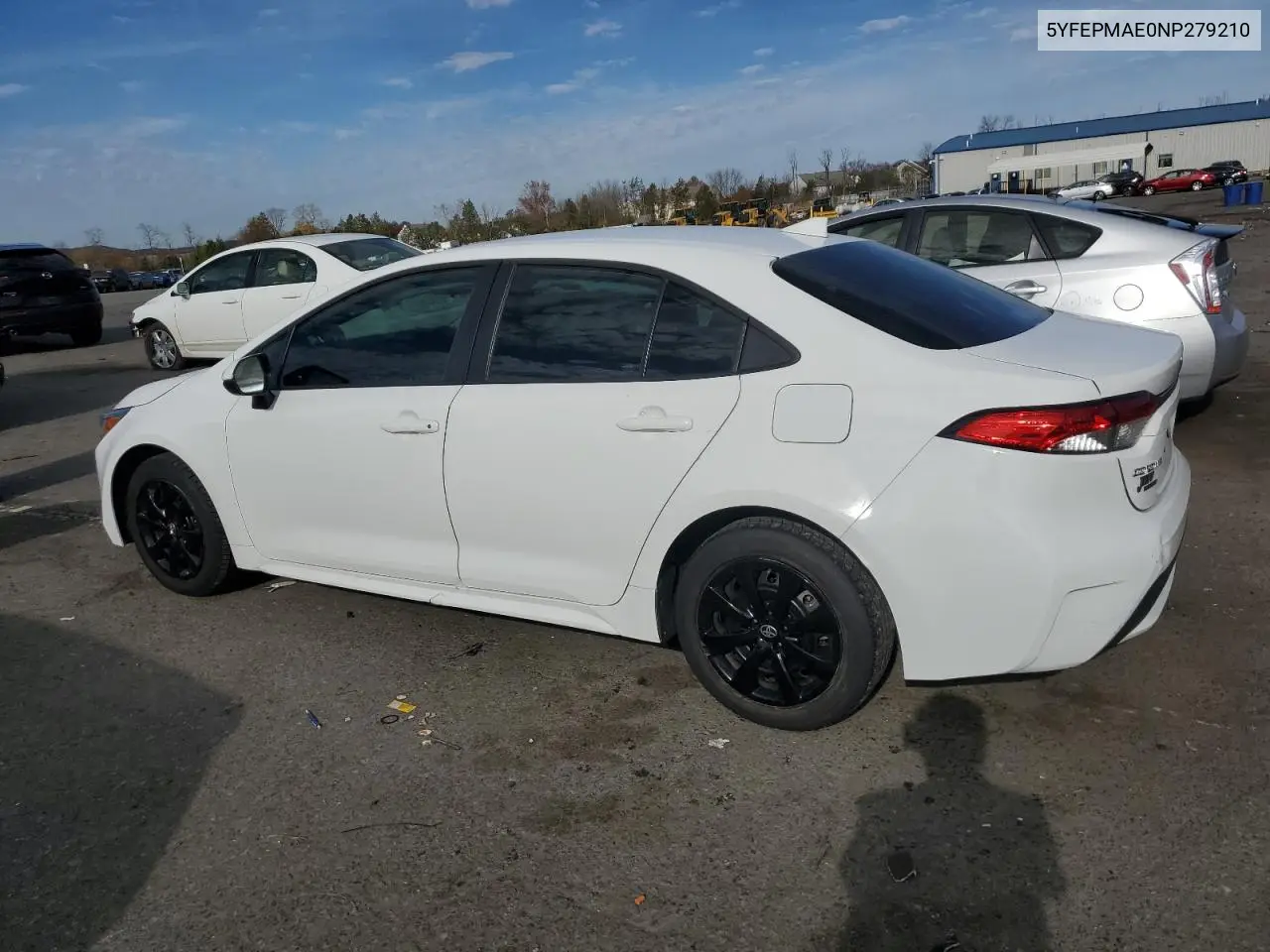 5YFEPMAE0NP279210 2022 Toyota Corolla Le