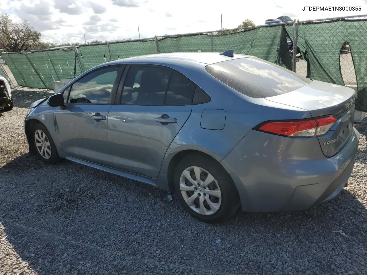 JTDEPMAE1N3000355 2022 Toyota Corolla Le