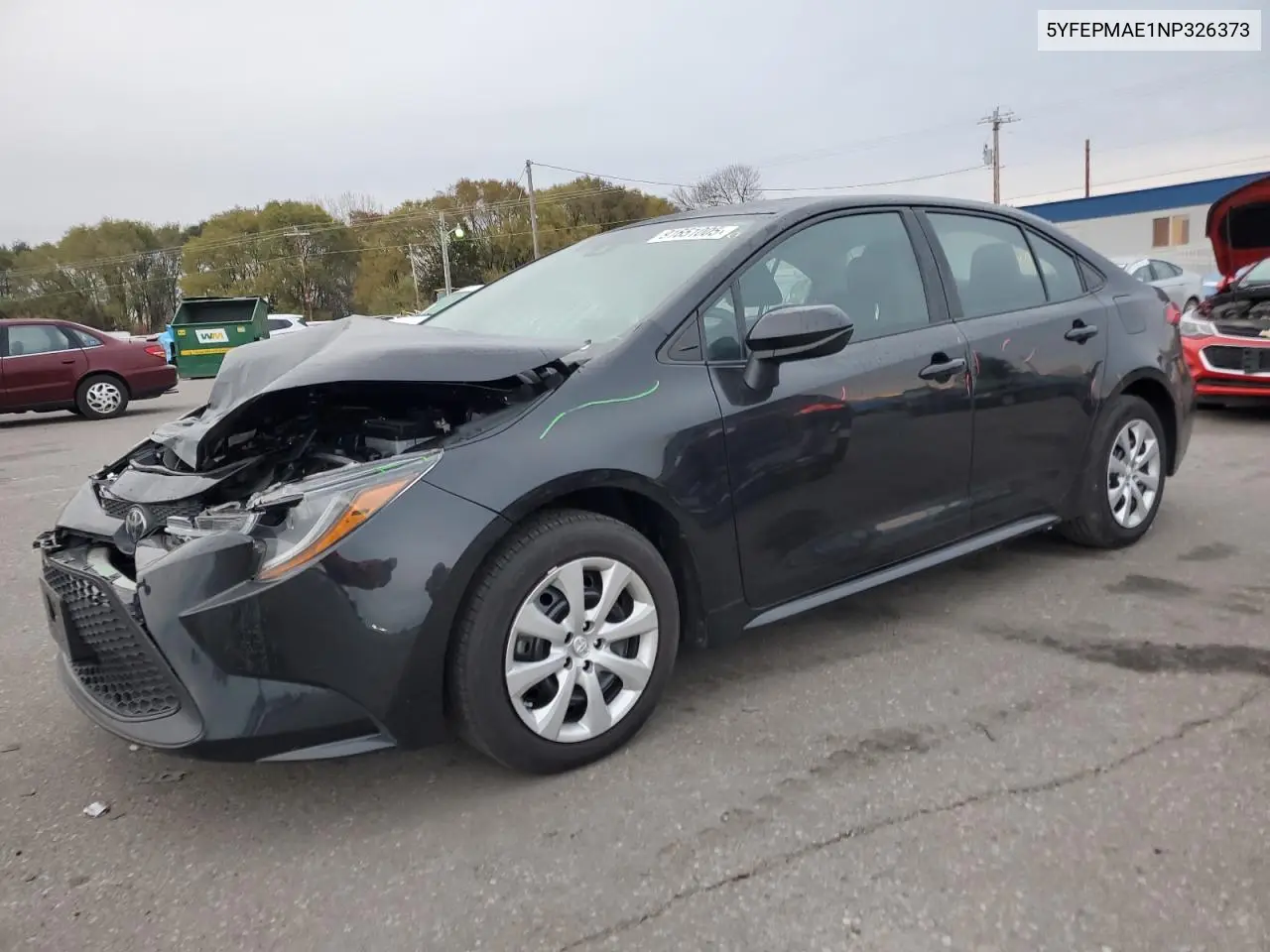 5YFEPMAE1NP326373 2022 Toyota Corolla Le