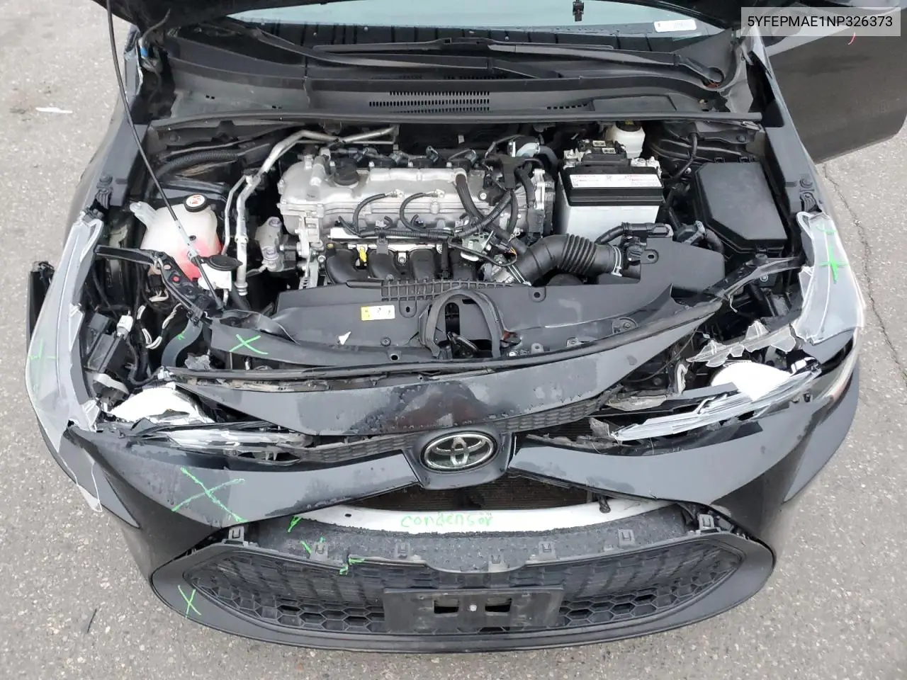 5YFEPMAE1NP326373 2022 Toyota Corolla Le