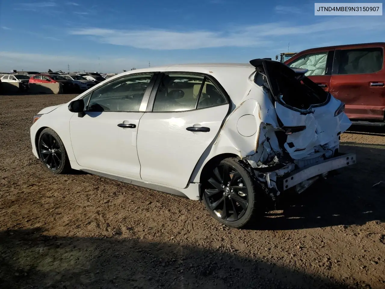 JTND4MBE9N3150907 2022 Toyota Corolla Se