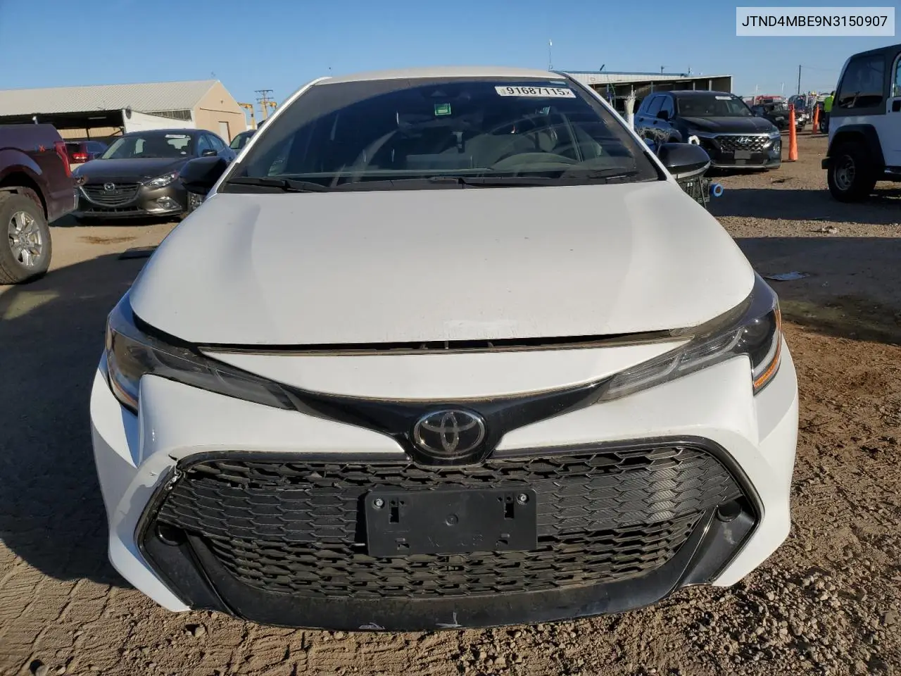 JTND4MBE9N3150907 2022 Toyota Corolla Se