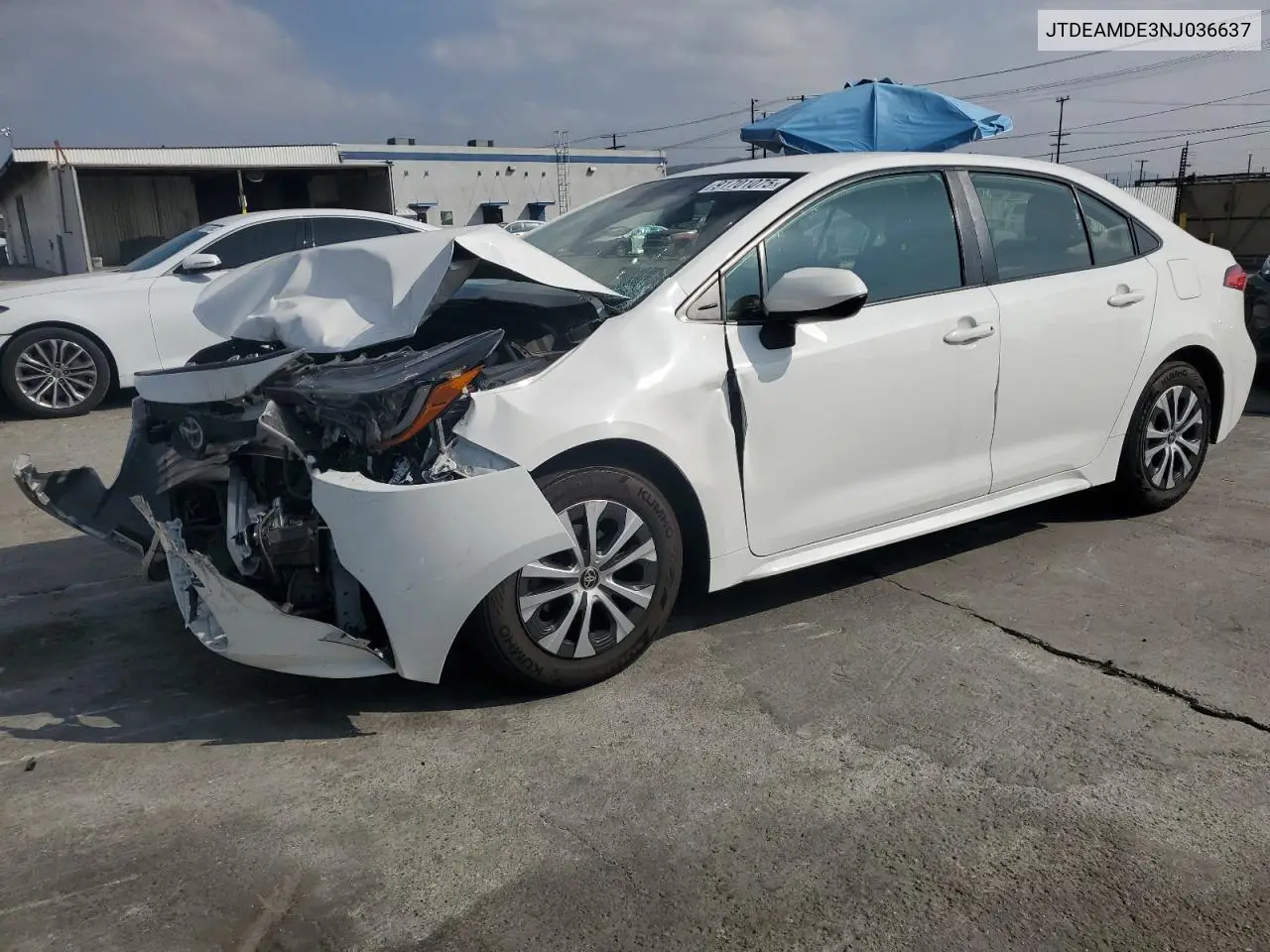 JTDEAMDE3NJ036637 2022 Toyota Corolla Le