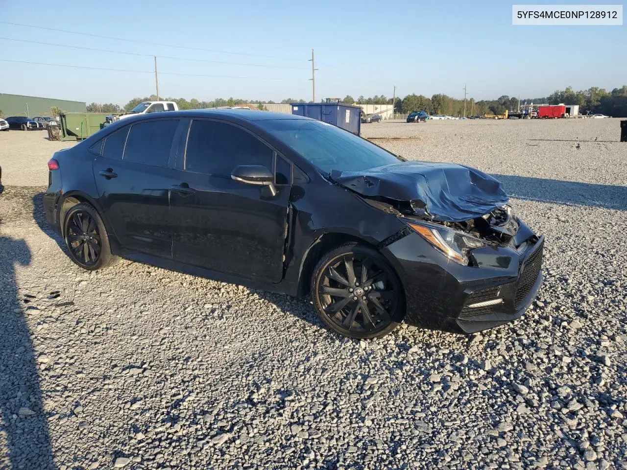 5YFS4MCE0NP128912 2022 Toyota Corolla Se