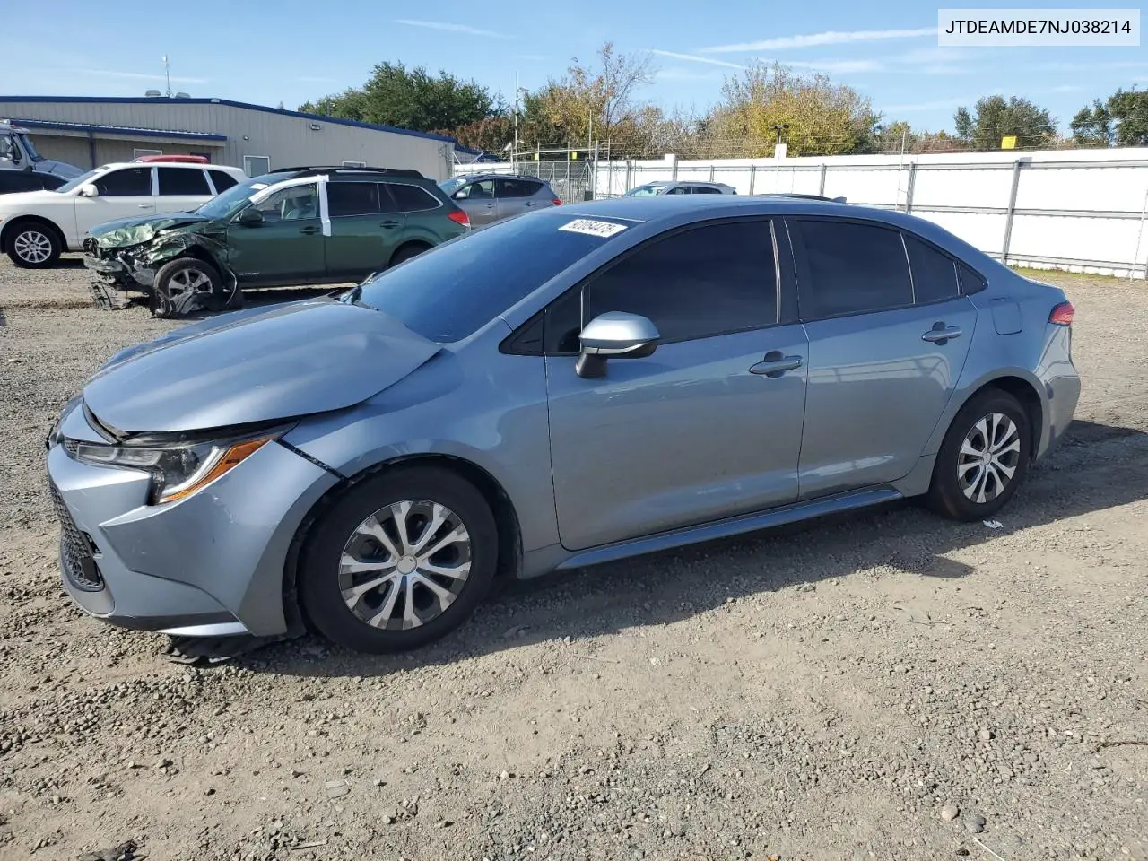 JTDEAMDE7NJ038214 2022 Toyota Corolla Le