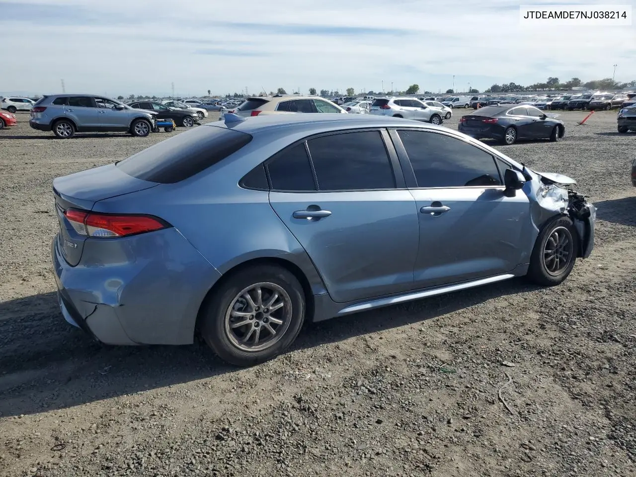 JTDEAMDE7NJ038214 2022 Toyota Corolla Le