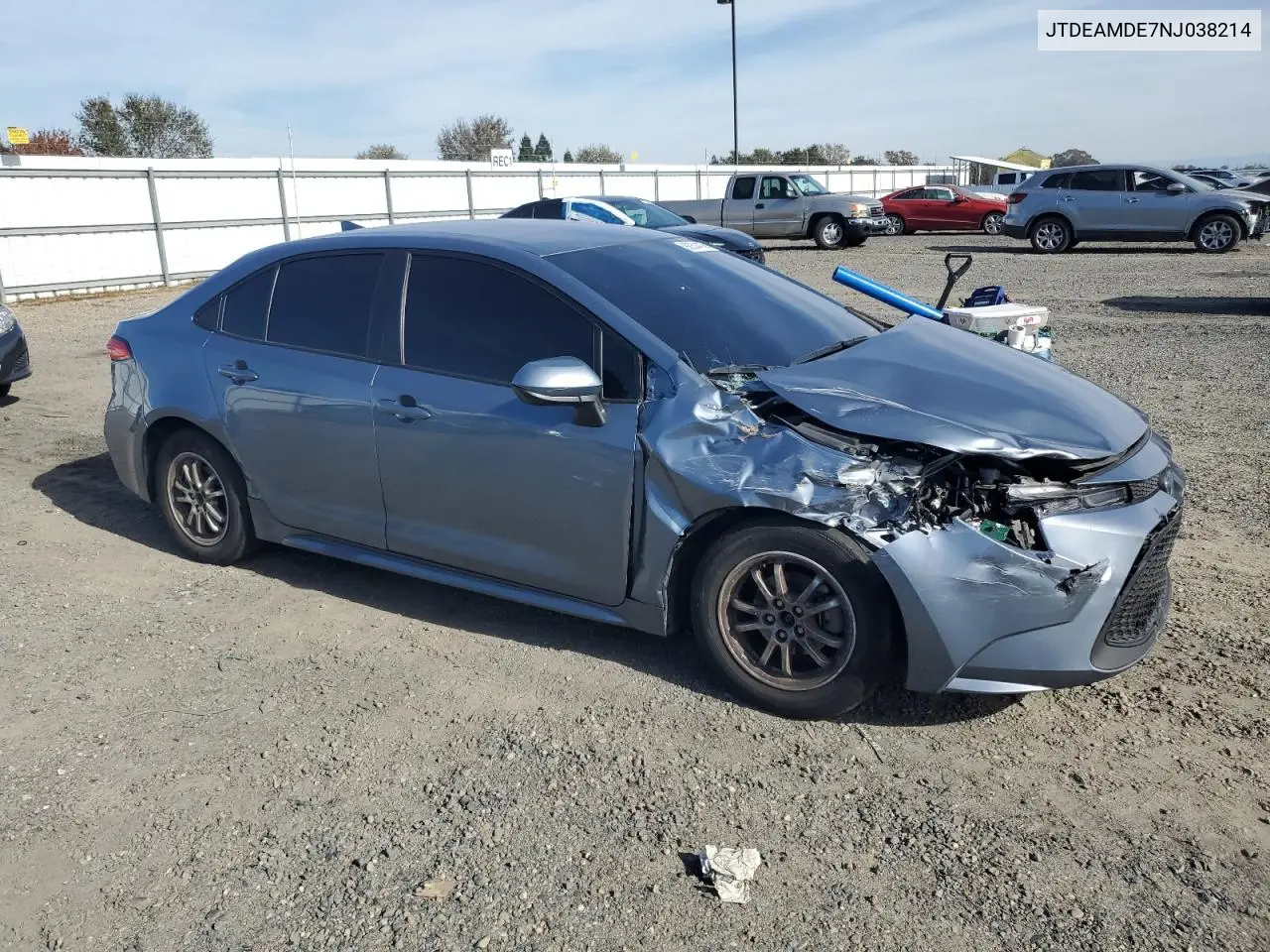 JTDEAMDE7NJ038214 2022 Toyota Corolla Le