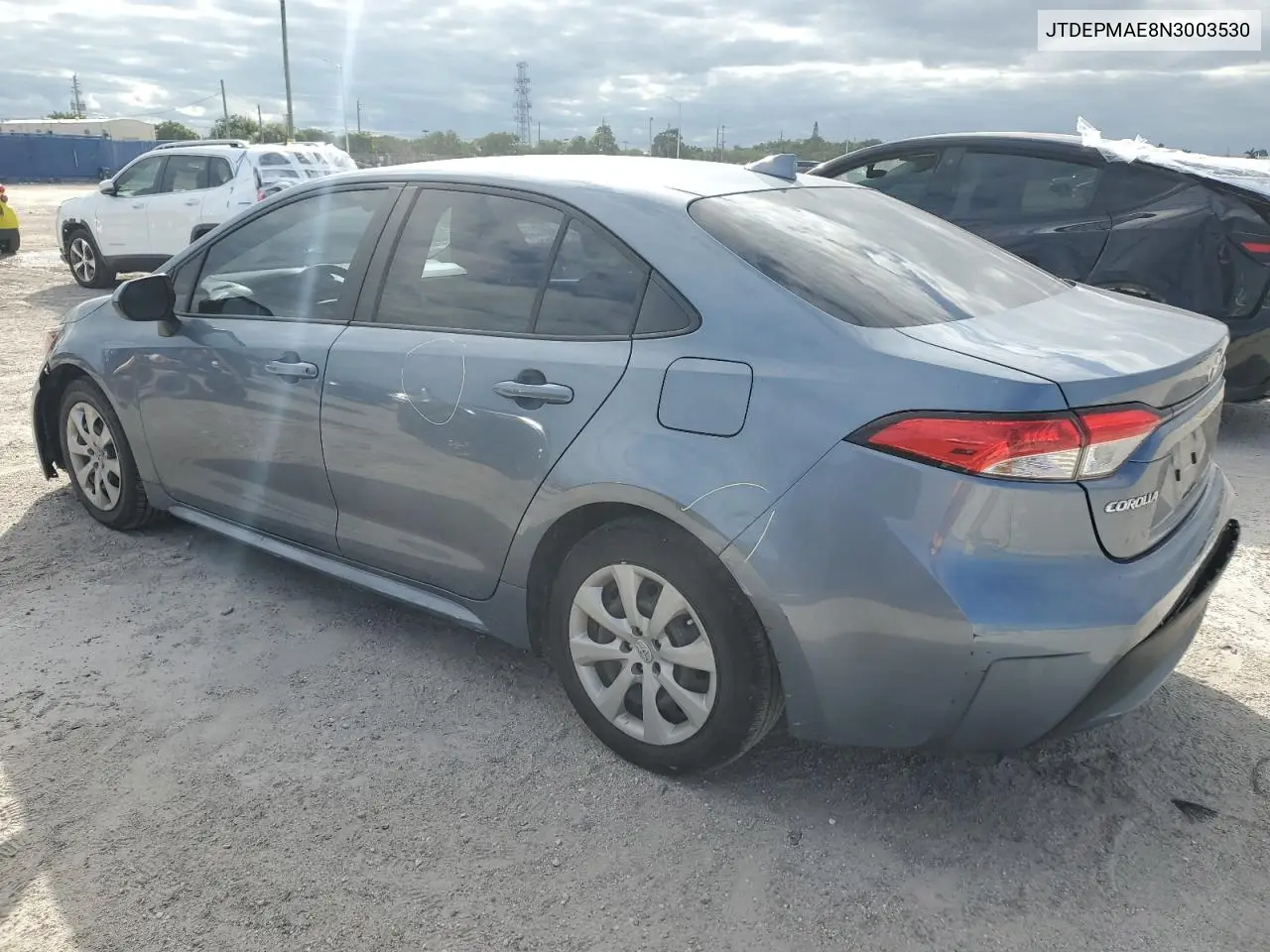 JTDEPMAE8N3003530 2022 Toyota Corolla Le