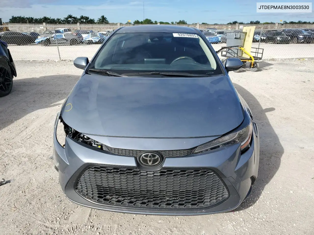 JTDEPMAE8N3003530 2022 Toyota Corolla Le