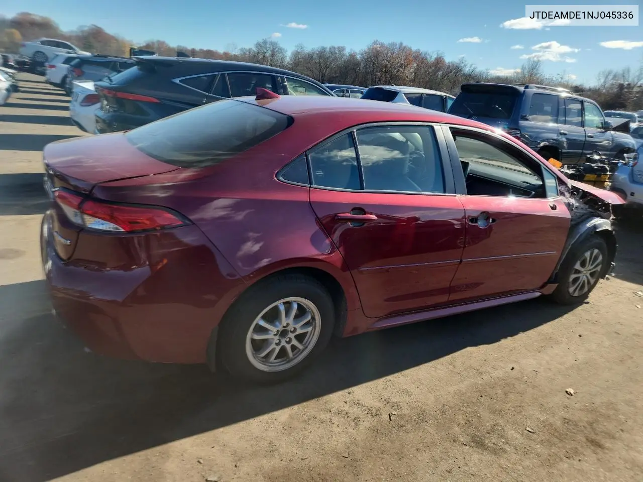 JTDEAMDE1NJ045336 2022 Toyota Corolla Le