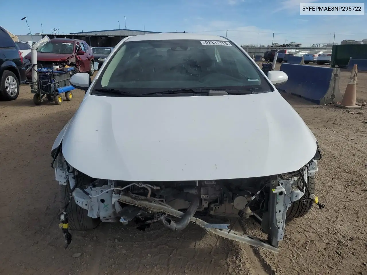 5YFEPMAE8NP295722 2022 Toyota Corolla Le