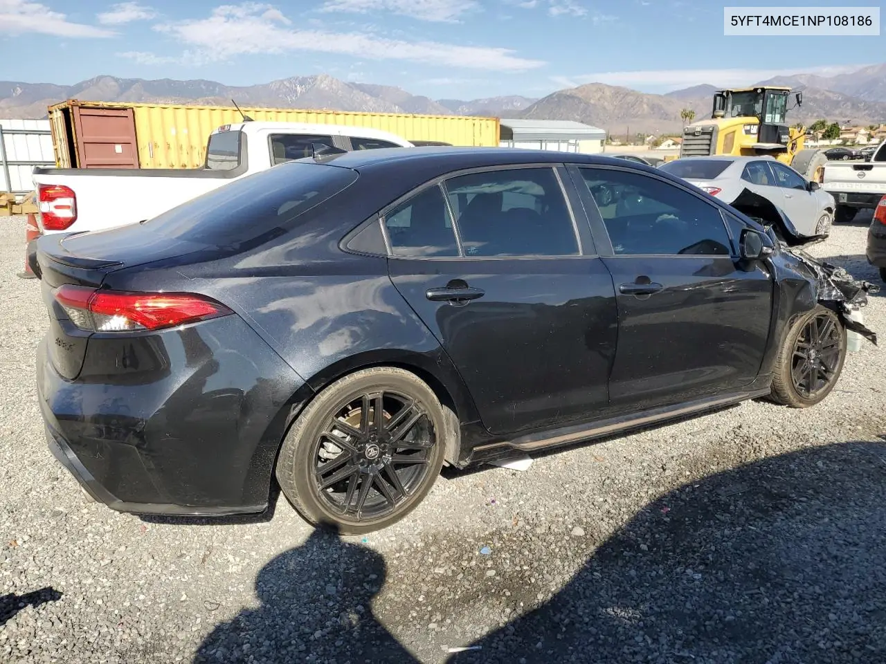 5YFT4MCE1NP108186 2022 Toyota Corolla Xse