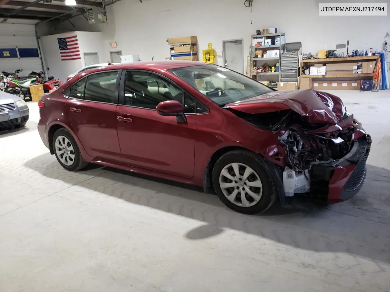 JTDEPMAEXNJ217494 2022 Toyota Corolla Le