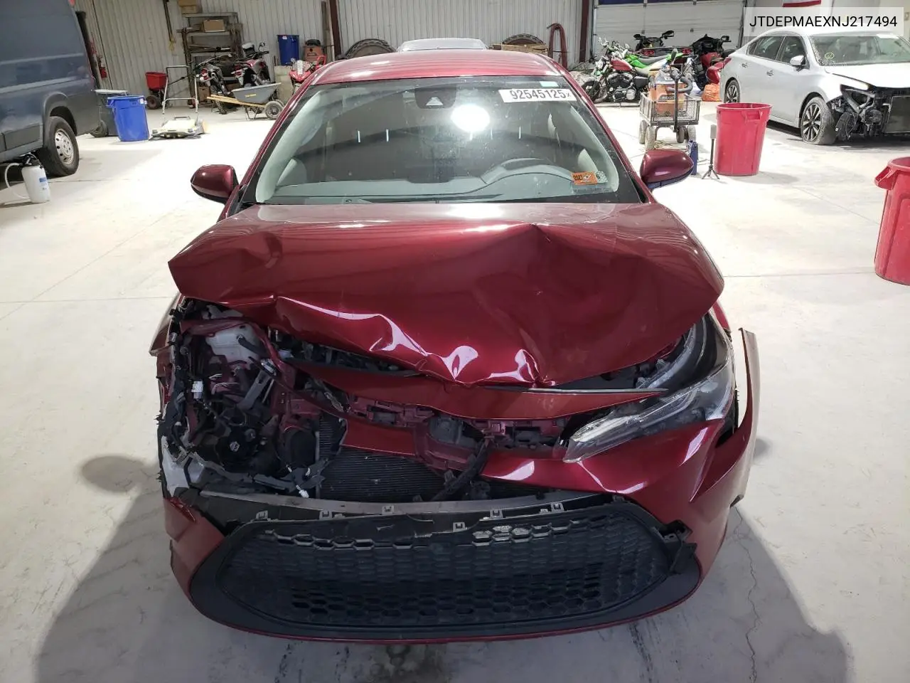 JTDEPMAEXNJ217494 2022 Toyota Corolla Le
