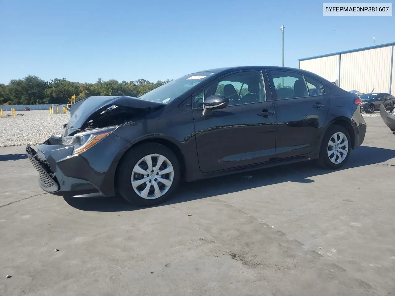 5YFEPMAE0NP381607 2022 Toyota Corolla Le