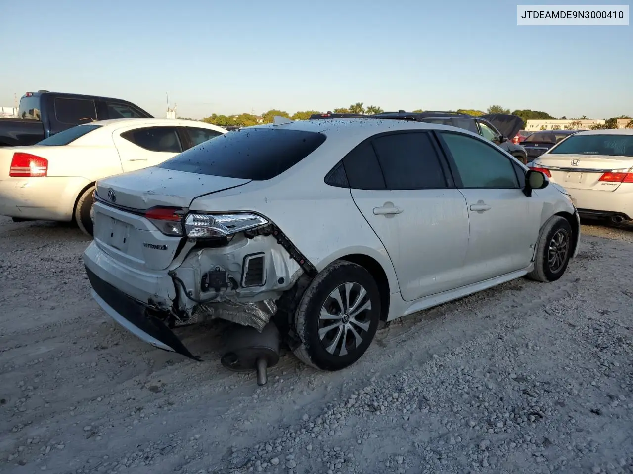 JTDEAMDE9N3000410 2022 Toyota Corolla Le