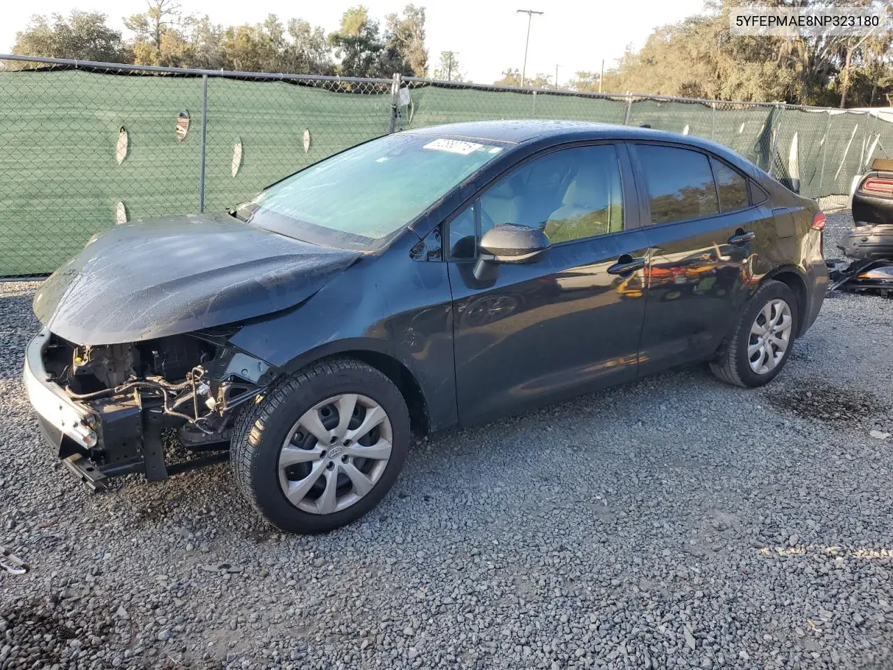 5YFEPMAE8NP323180 2022 Toyota Corolla Le