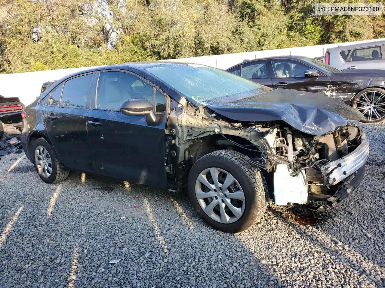 5YFEPMAE8NP323180 2022 Toyota Corolla Le