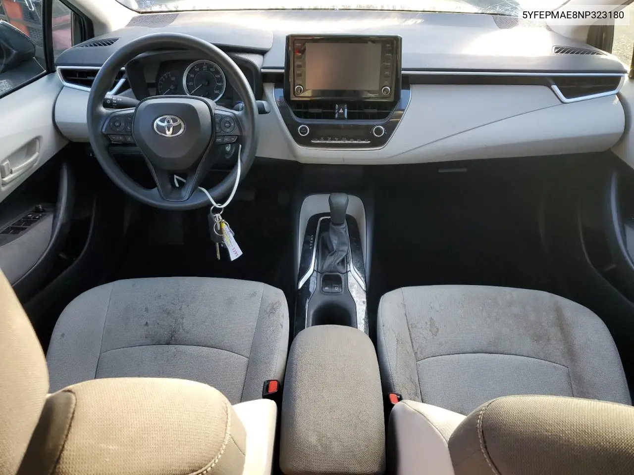 5YFEPMAE8NP323180 2022 Toyota Corolla Le