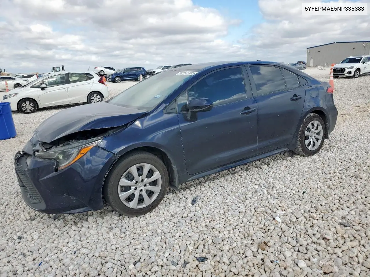5YFEPMAE5NP335383 2022 Toyota Corolla Le