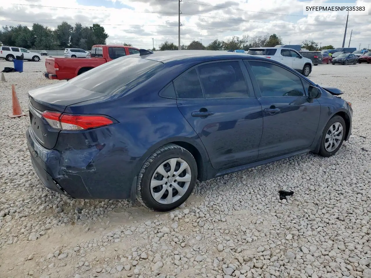 5YFEPMAE5NP335383 2022 Toyota Corolla Le