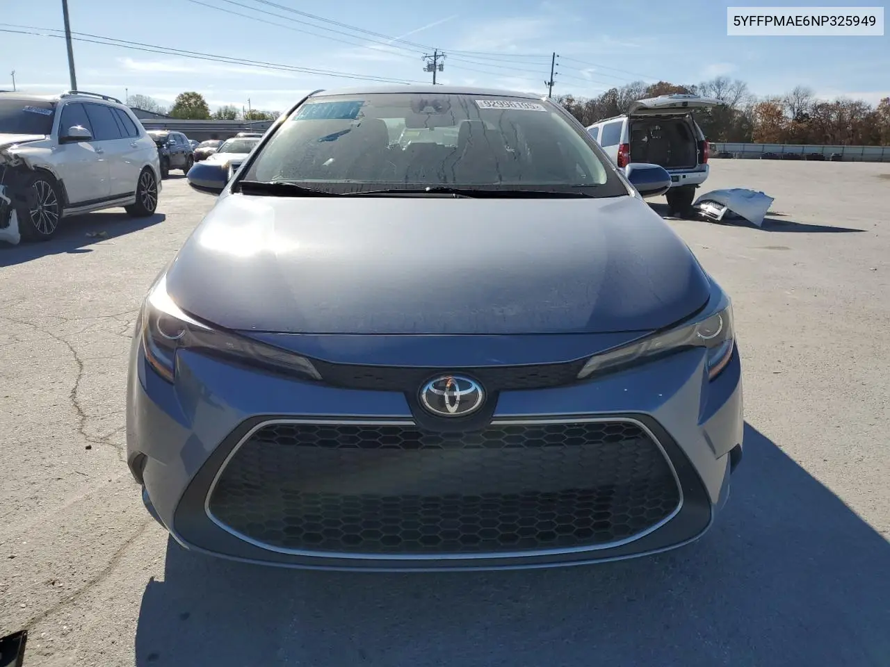 5YFFPMAE6NP325949 2022 Toyota Corolla Xle