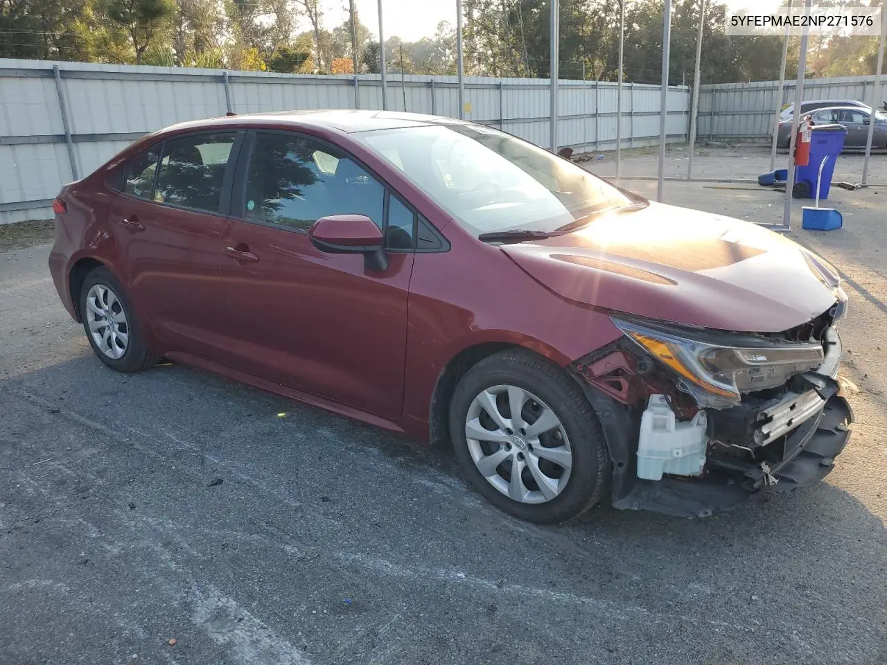 5YFEPMAE2NP271576 2022 Toyota Corolla Le