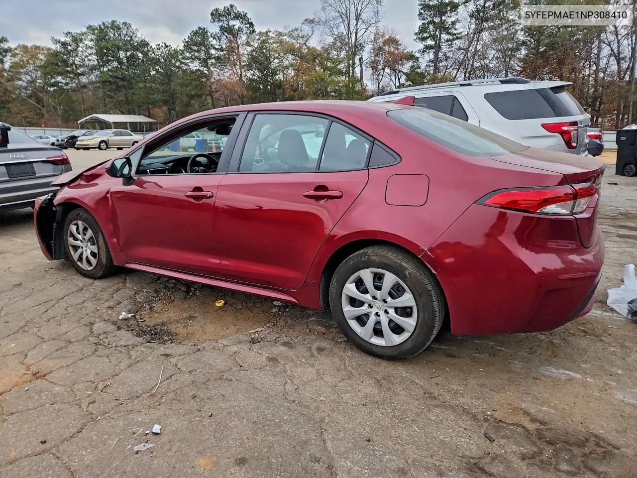 5YFEPMAE1NP308410 2022 Toyota Corolla Le