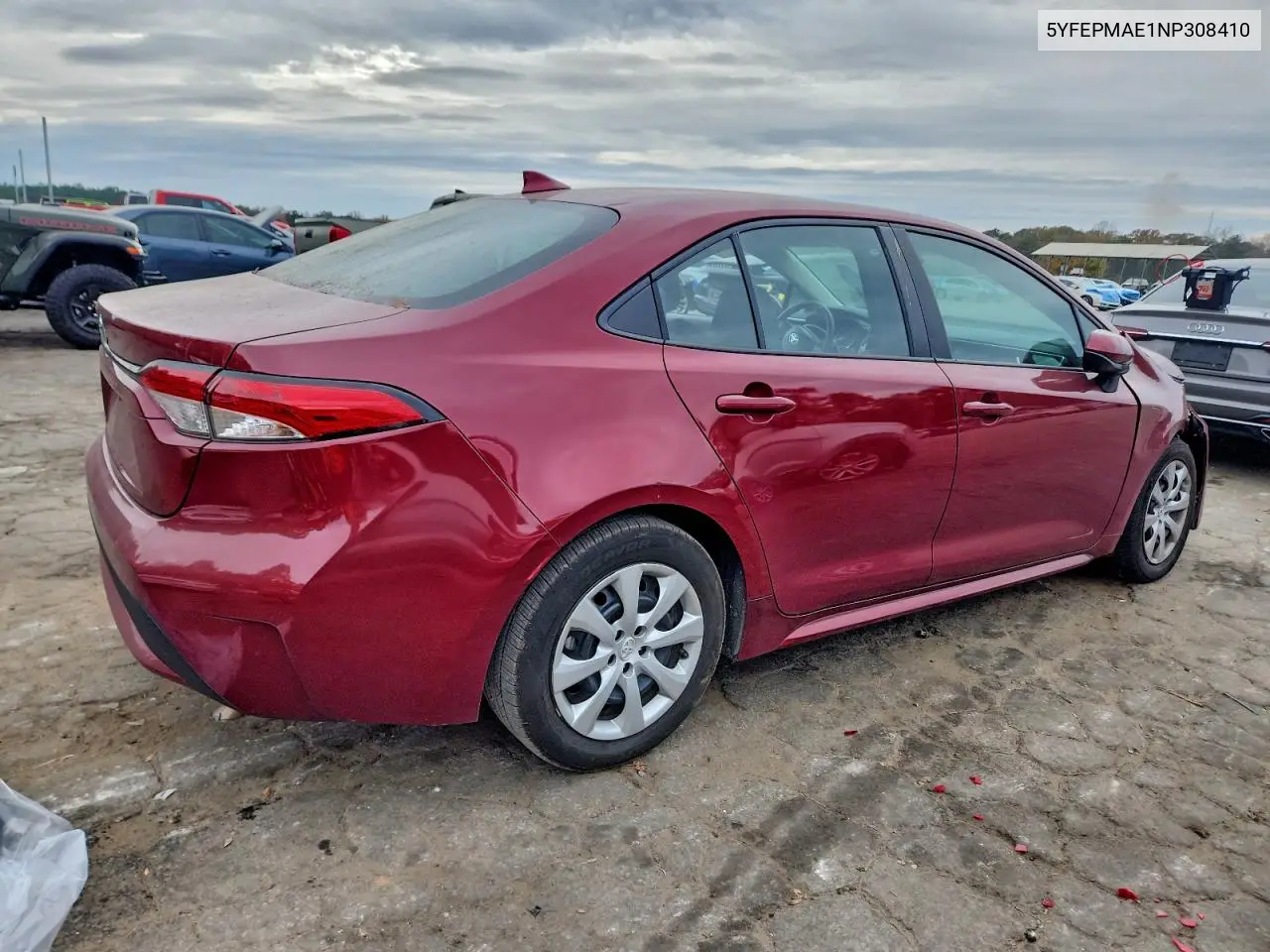 5YFEPMAE1NP308410 2022 Toyota Corolla Le
