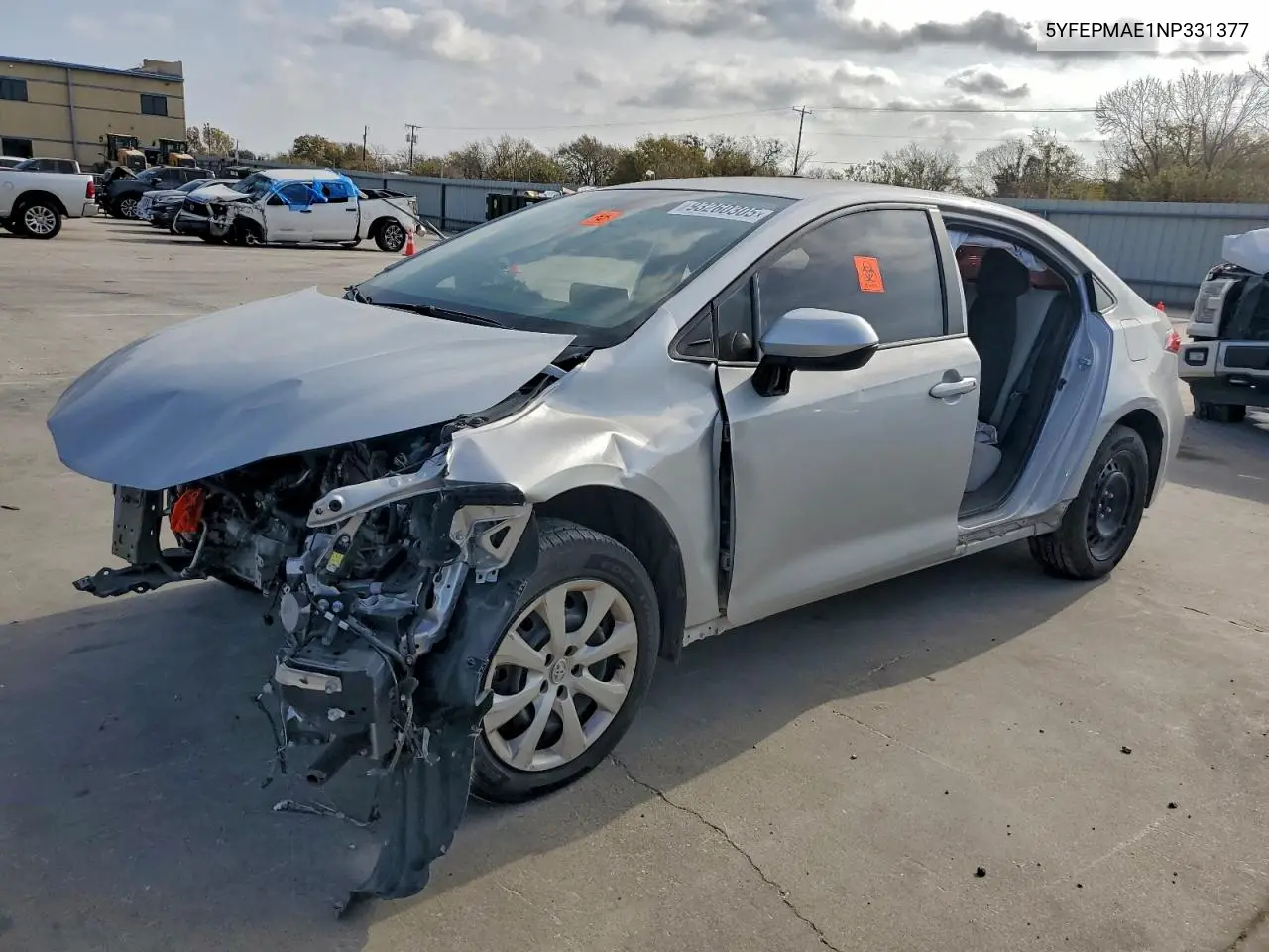 5YFEPMAE1NP331377 2022 Toyota Corolla Le