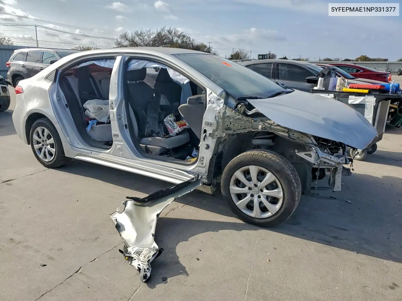 5YFEPMAE1NP331377 2022 Toyota Corolla Le
