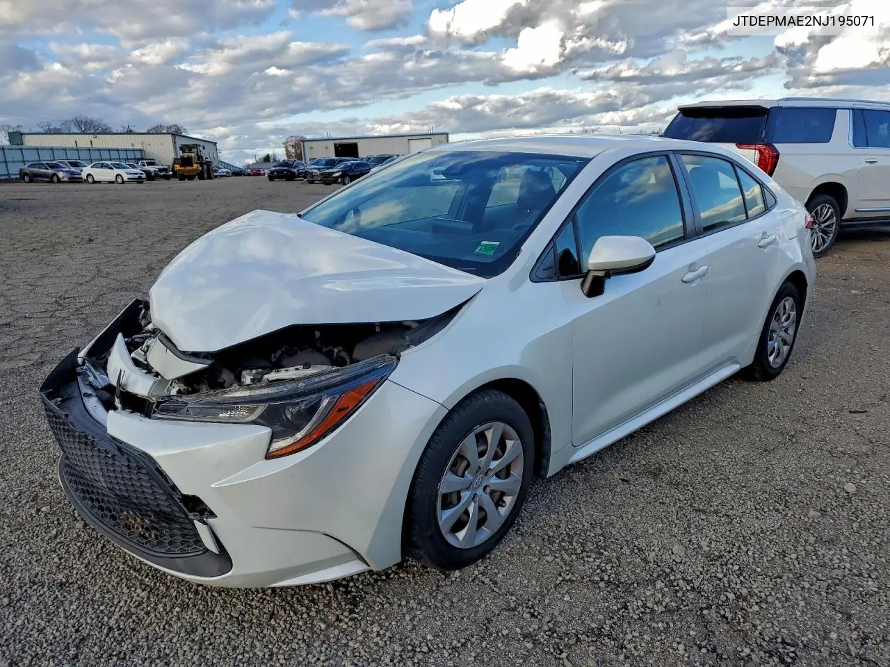 JTDEPMAE2NJ195071 2022 Toyota Corolla Le