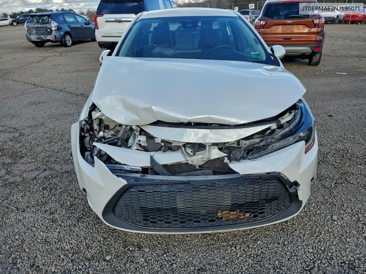 JTDEPMAE2NJ195071 2022 Toyota Corolla Le