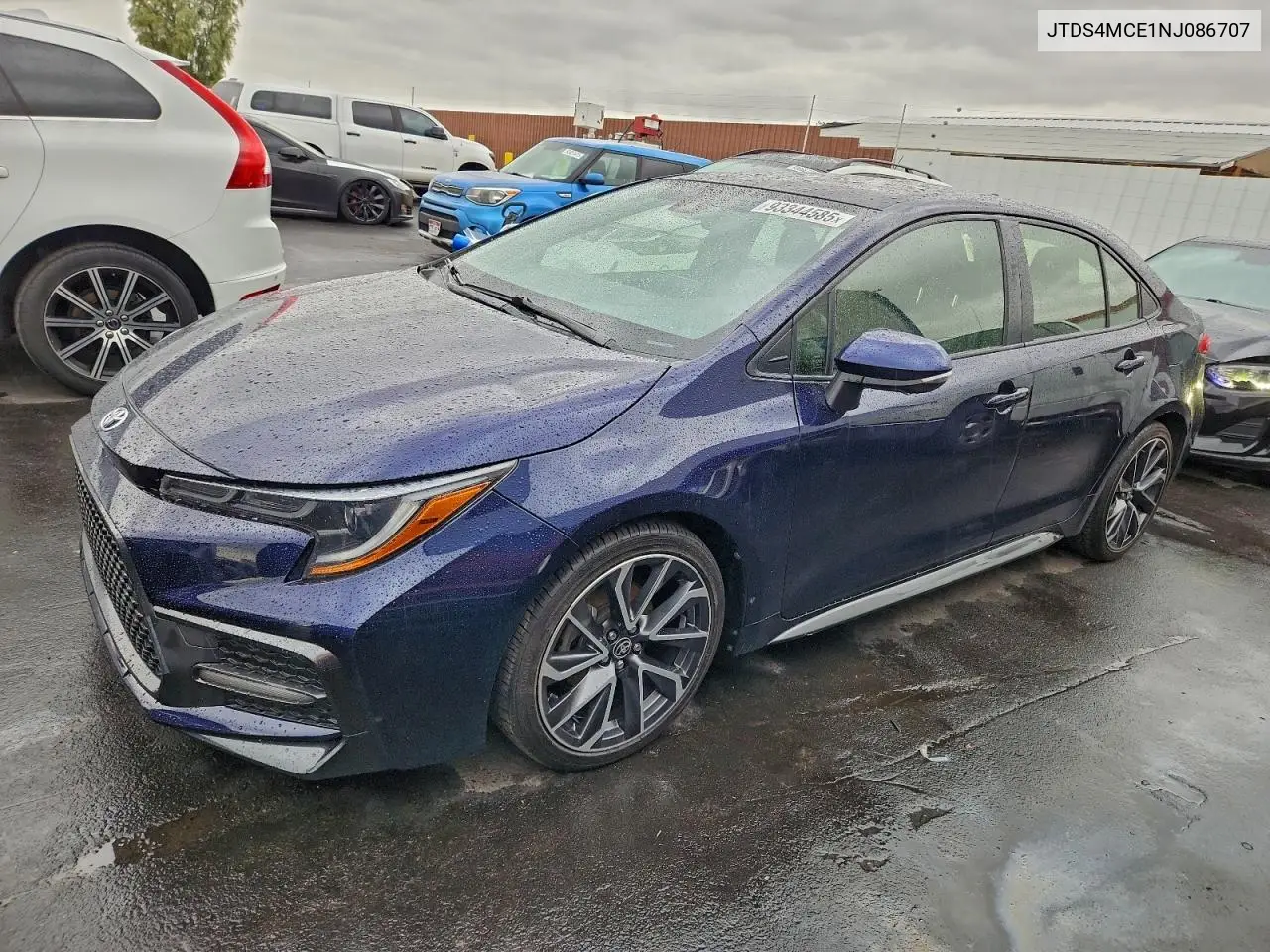 JTDS4MCE1NJ086707 2022 Toyota Corolla Se