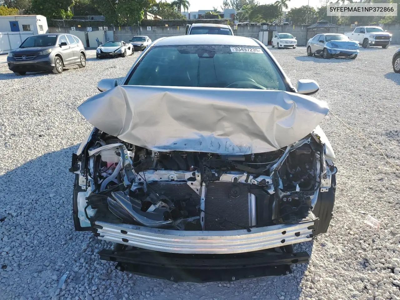 5YFEPMAE1NP372866 2022 Toyota Corolla Le
