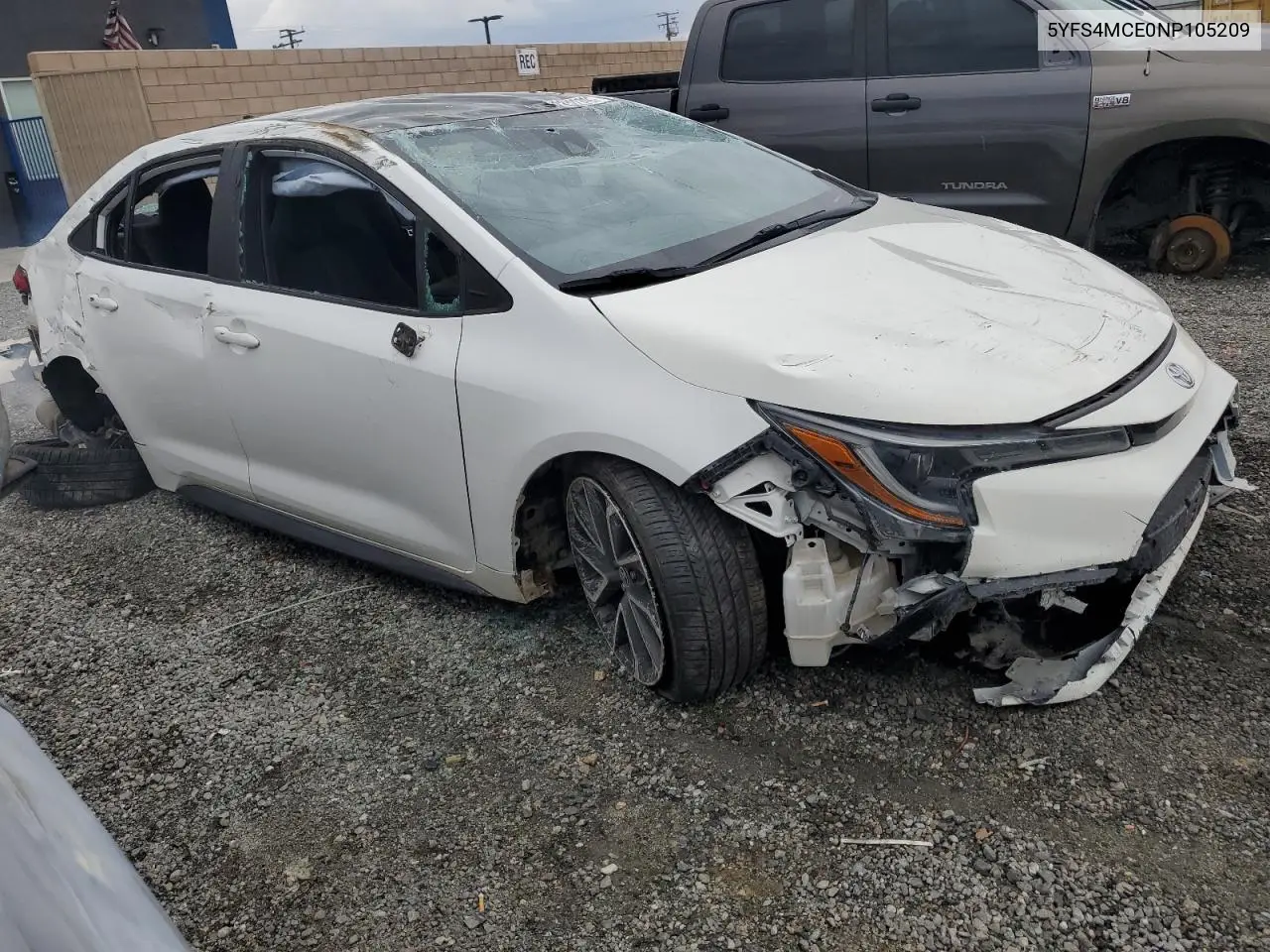 5YFS4MCE0NP105209 2022 Toyota Corolla Se