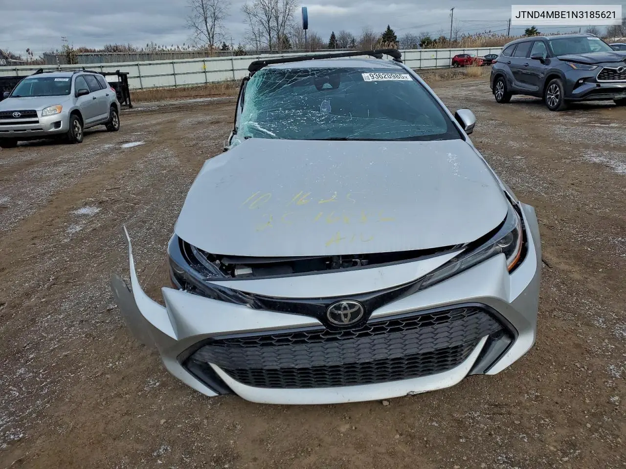 JTND4MBE1N3185621 2022 Toyota Corolla Se