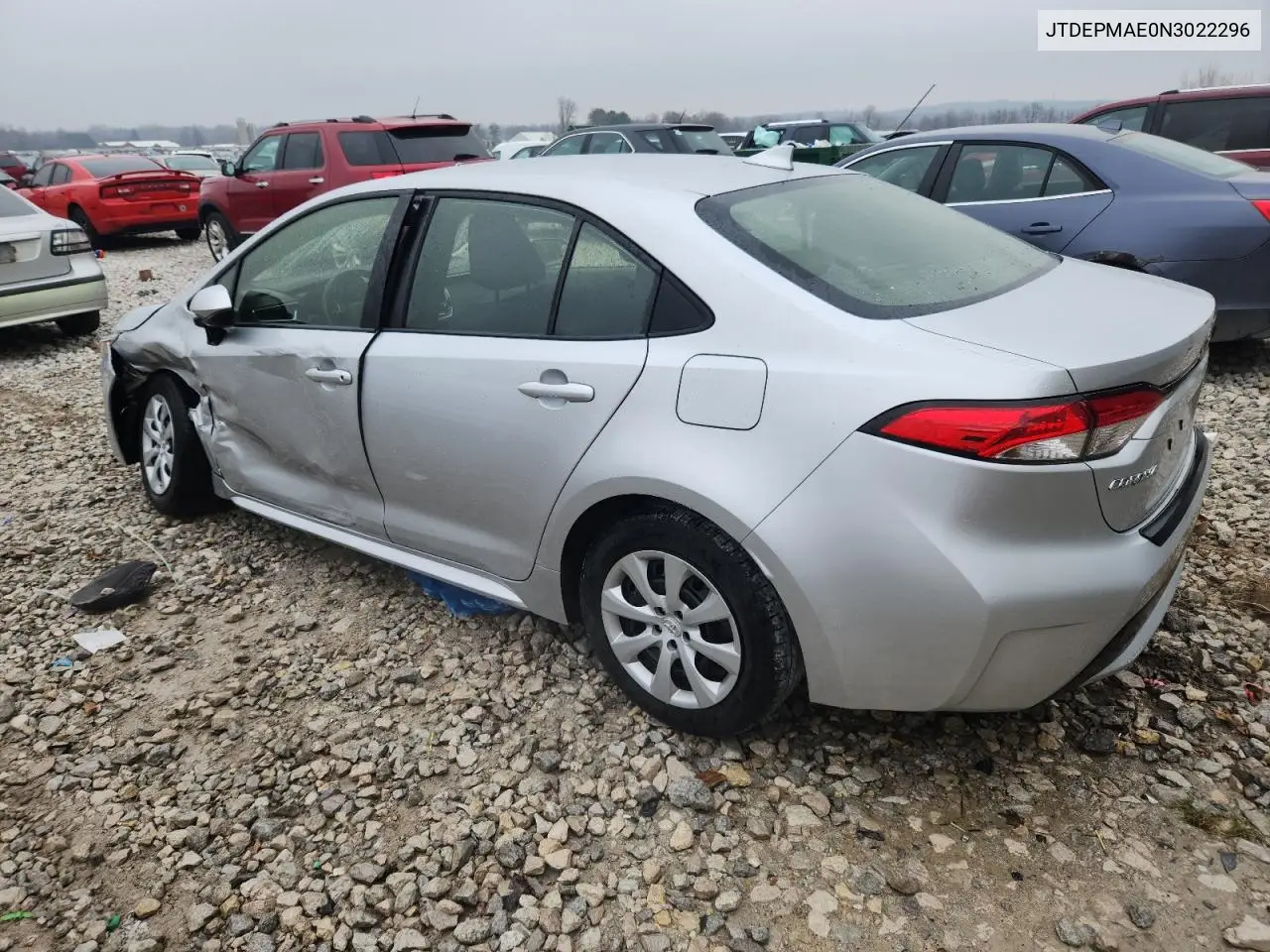JTDEPMAE0N3022296 2022 Toyota Corolla Le