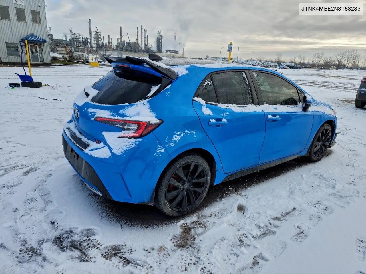 JTNK4MBE2N3153283 2022 Toyota Corolla Se