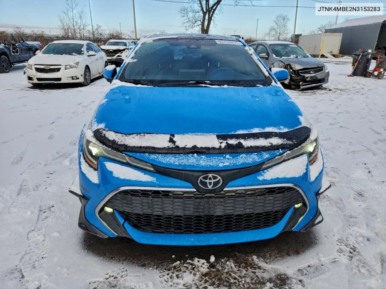 JTNK4MBE2N3153283 2022 Toyota Corolla Se
