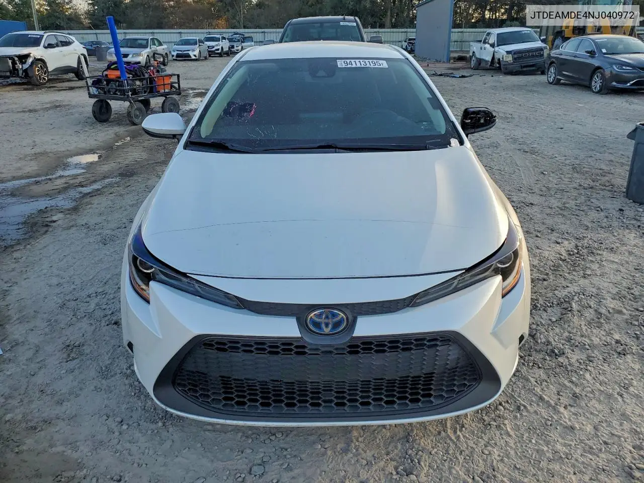 JTDEAMDE4NJ040972 2022 Toyota Corolla Le
