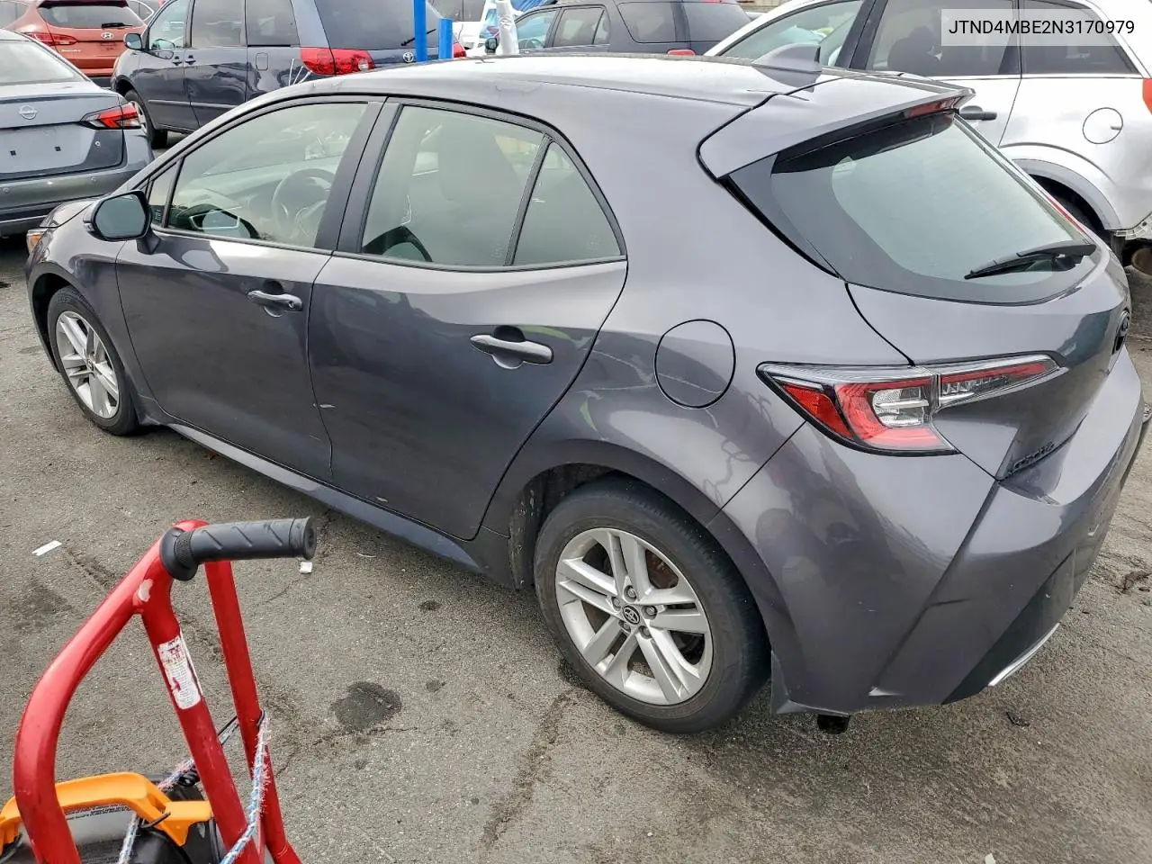 JTND4MBE2N3170979 2022 Toyota Corolla Se