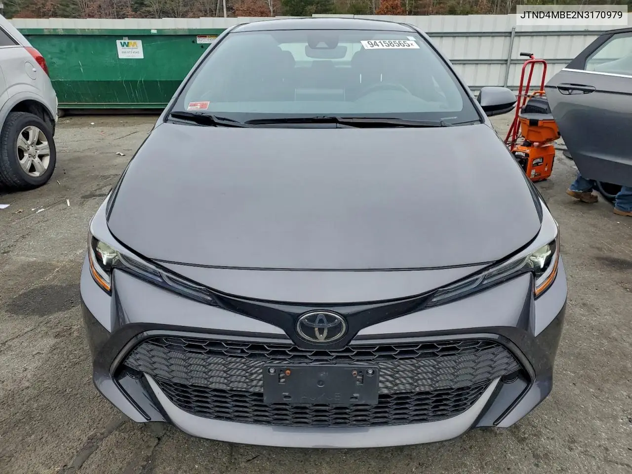 JTND4MBE2N3170979 2022 Toyota Corolla Se