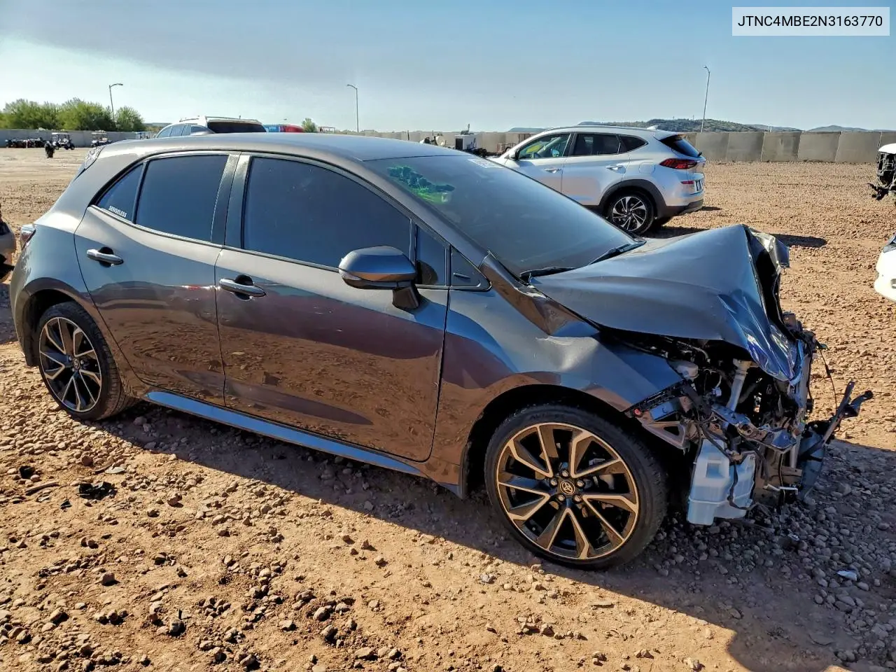 JTNC4MBE2N3163770 2022 Toyota Corolla Xse