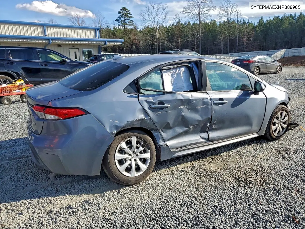 5YFEPMAEXNP388905 2022 Toyota Corolla Le