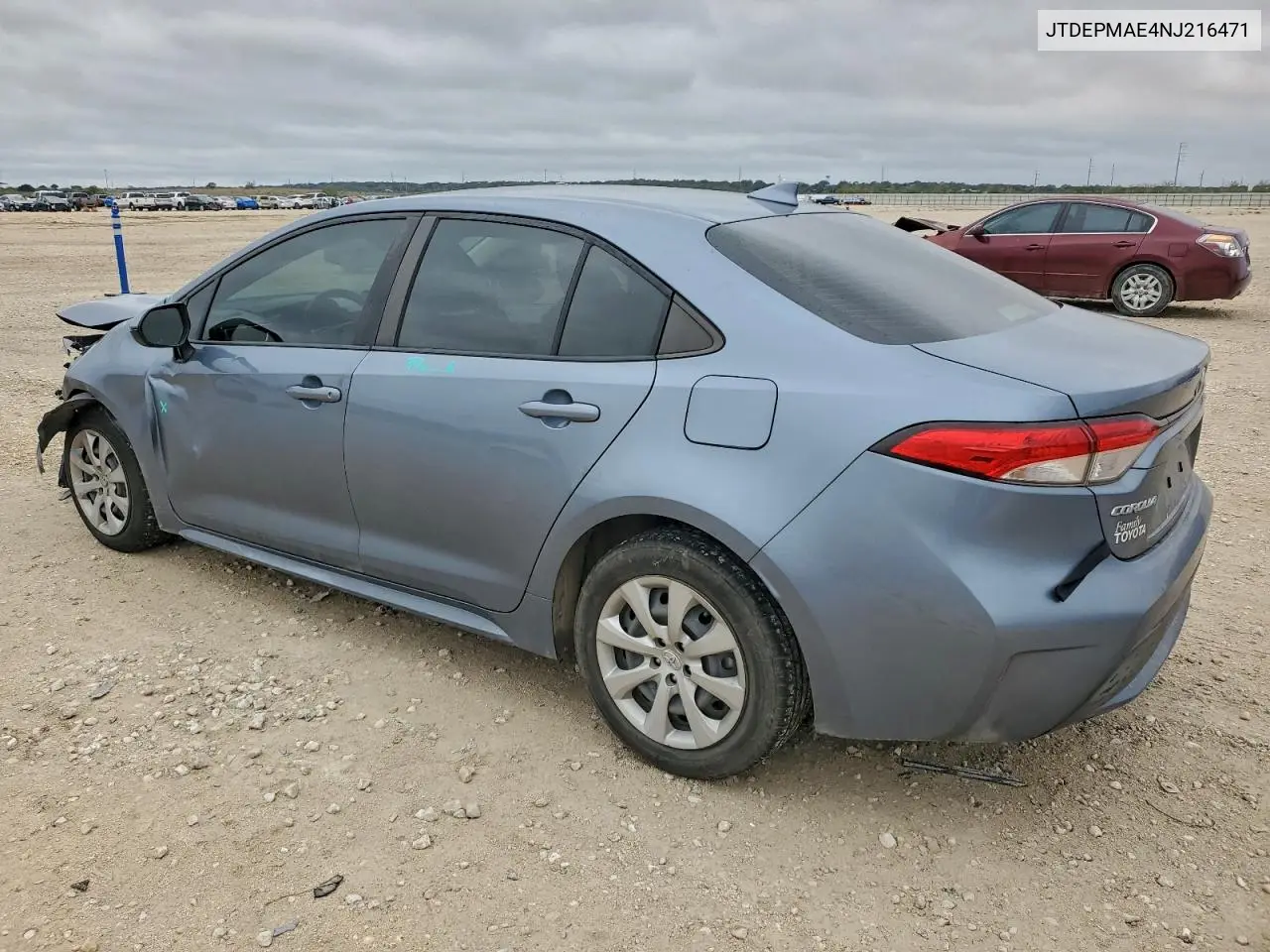 JTDEPMAE4NJ216471 2022 Toyota Corolla Le