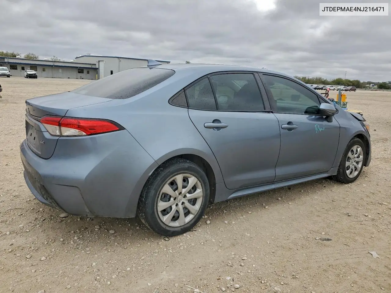 JTDEPMAE4NJ216471 2022 Toyota Corolla Le