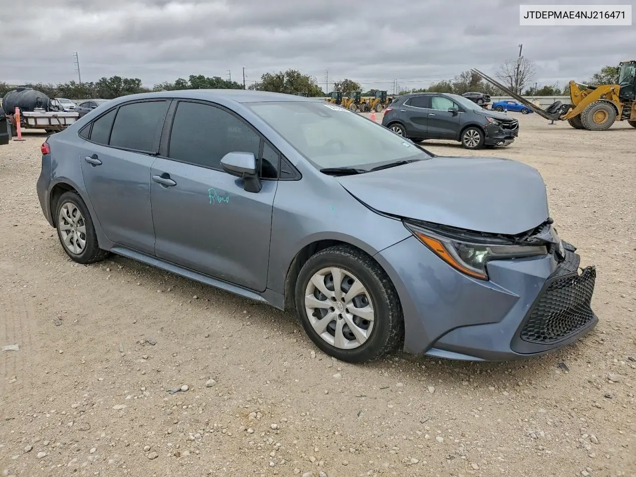 JTDEPMAE4NJ216471 2022 Toyota Corolla Le
