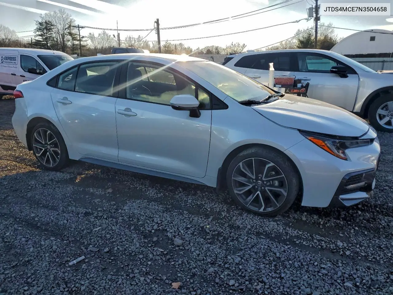 JTDS4MCE7N3504658 2022 Toyota Corolla Se